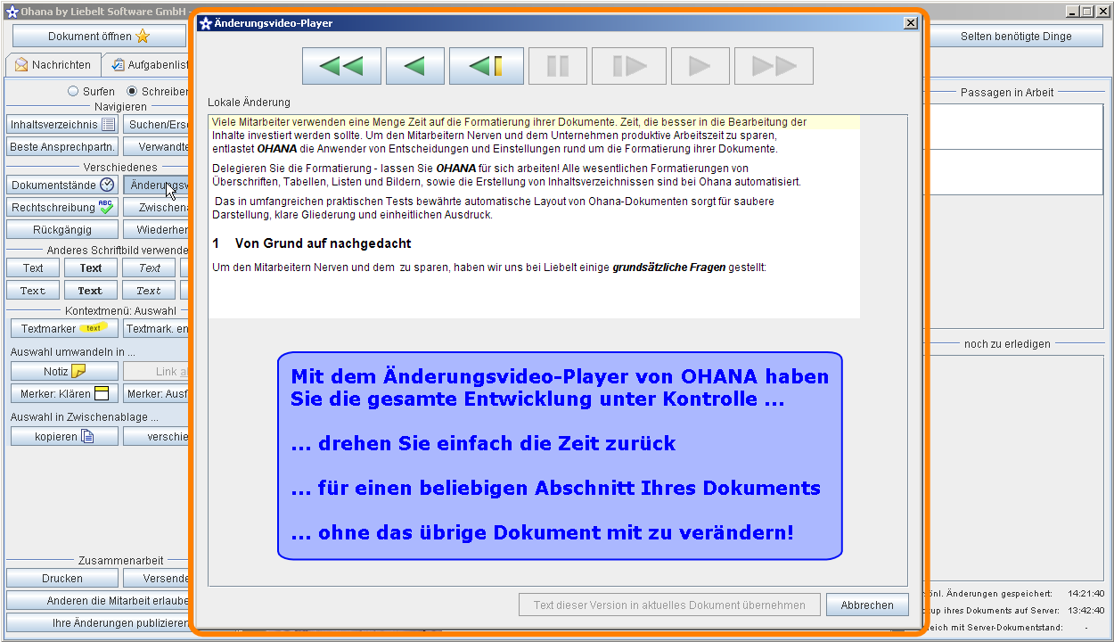 &Auml;nderungsplayer